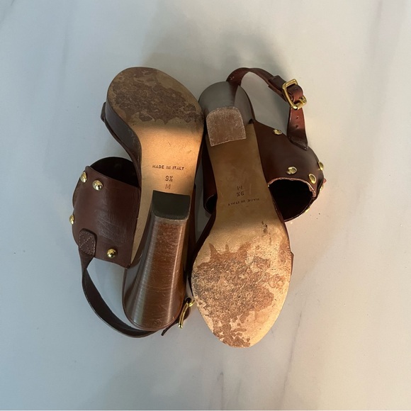 MICHAEL KORS GENEVA STUDDED PLATFORM SHOES 9.5M - Picture 10 of 10